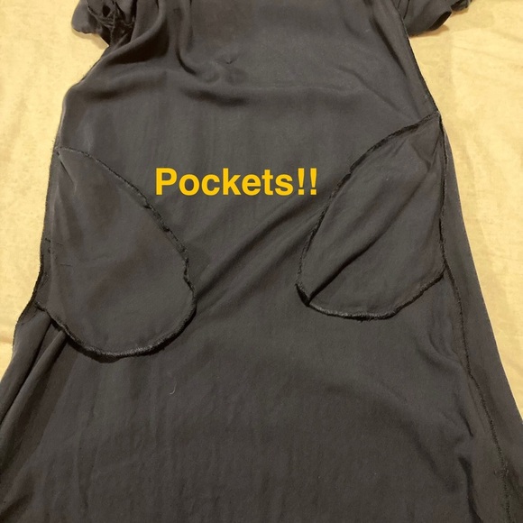 J. McLaughlin Navy Blue Shift Dress | 3/4 Sleeves | Summer Staple - Picture 10 of 13